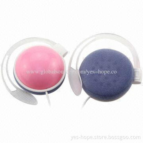Lightweight Stereo Earhook Headphones, Suitable for MP3 Players, CDs, PCs, Other Multimedia Players